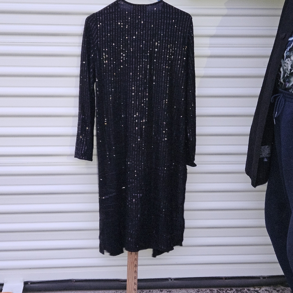 Anne Klein Linear Shine Duster- Sz. Med - Picture 5 of 7